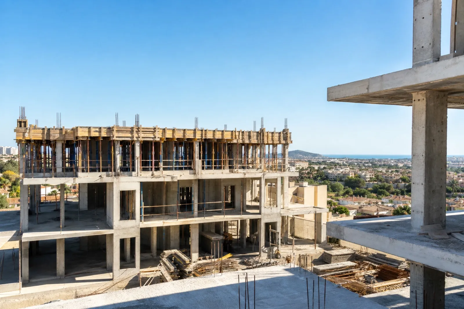 Villa in aanbouw met panoramisch zeezicht in Casares — foto 1