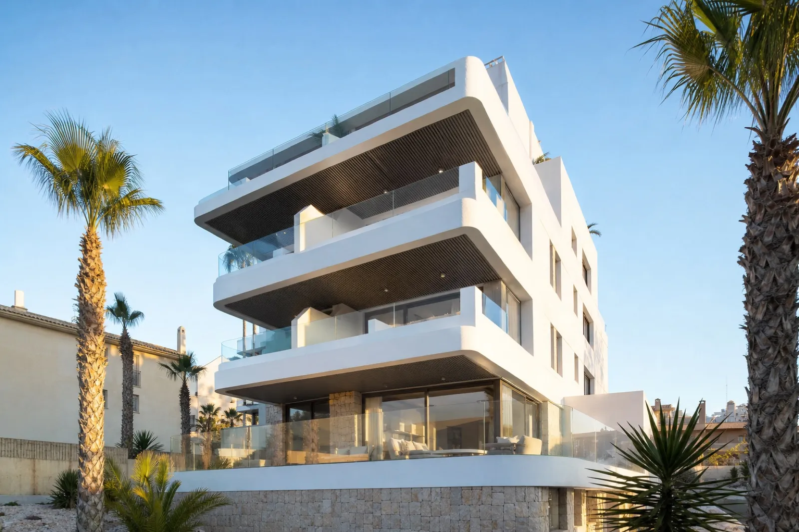 Apartamento junto a la playa frente al mar en Dénia — Foto 1