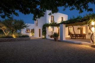 Stone finca with sea views in Ibiza
