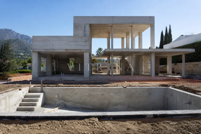 Villa in costruzione con vista panoramica sul mare a Marbella — foto 4